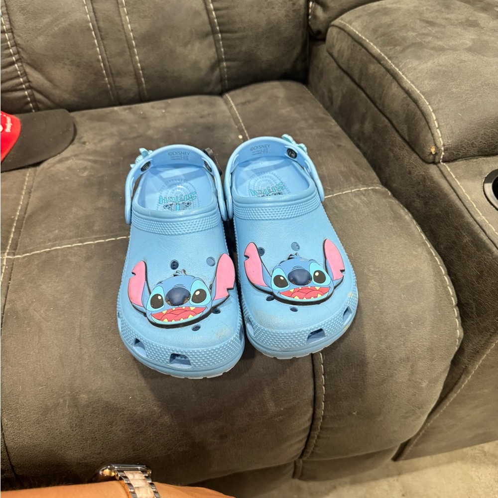 Blue Stitch Clogs